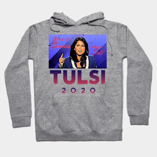 Tulsi - Service above Self Hoodie by twenty20tees